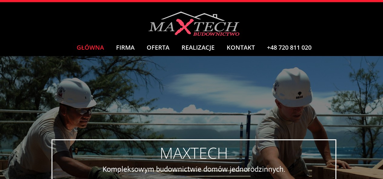 MAXTECH – Budowa domów jednorodzinnych
